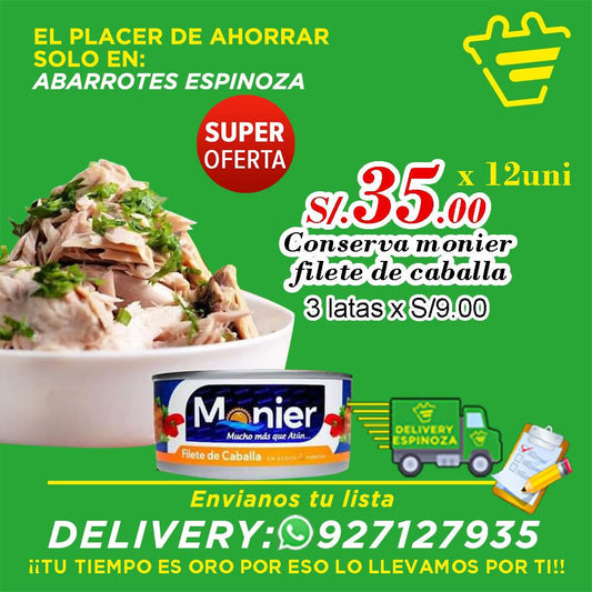 Atun Monier Filete de Caballa